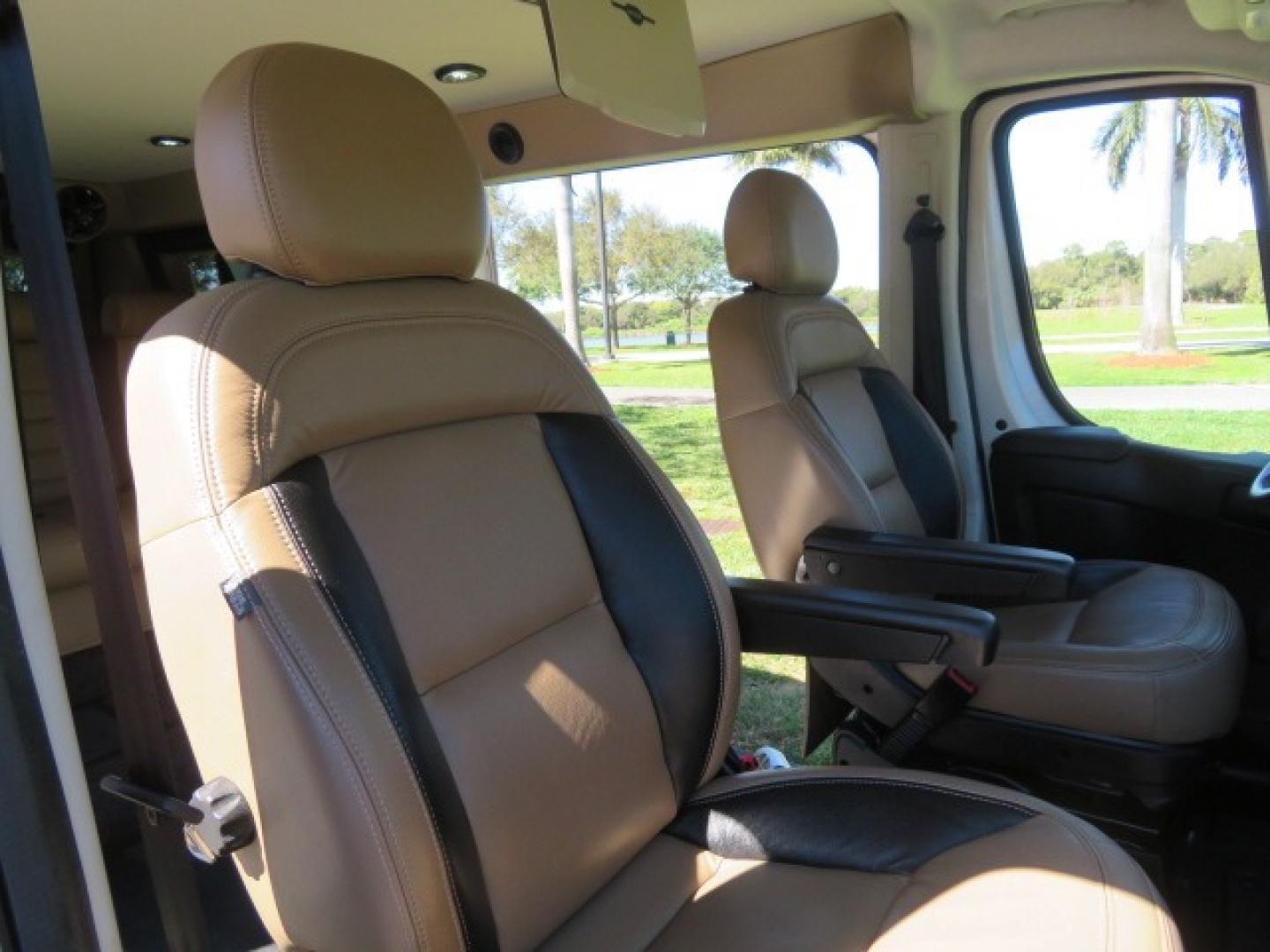 2016 Gold /Tan and Black Leather RAM Promaster (3C6TRVAG5GE) , located at 4301 Oak Circle #19, Boca Raton, FL, 33431, (954) 561-2499, 26.388861, -80.084038 - You are looking at a Gorgeous 2016 Ram Promaster Tempest X Handicap Wheelchair Conversion Van with 30K Original Miles, Lowered Floor, Dual Side Entry Doors, Power Passenger Side Entry Door, 750lb Braunability Wheelchair Lift, 4 Passenger Rear Power Bench Seat/Bed, Navigation, Rear Entertainment, Sur - Photo#76